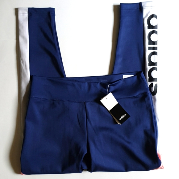 ADIDAS womens athletic tight colorblock size XL - Picture 3 of 5